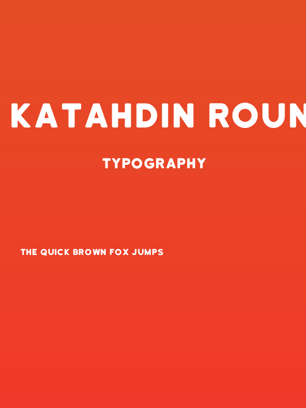 Katahdin Round Poster