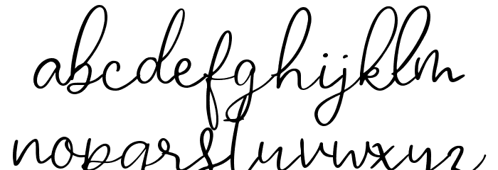 Katalia Font LOWERCASE