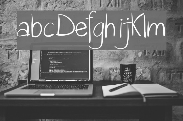 Katalyn Demo Font examples