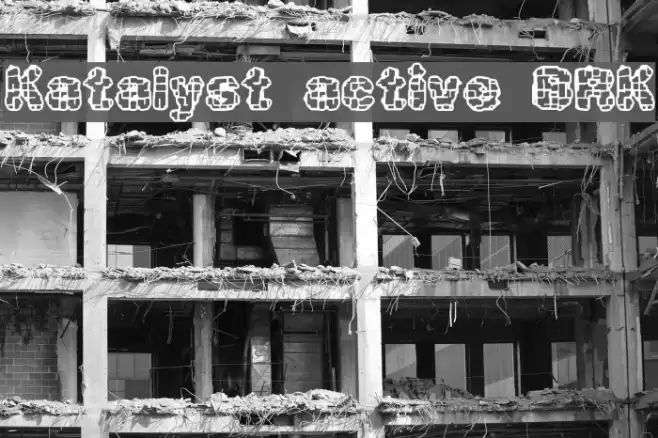 Katalyst active BRK Font examples
