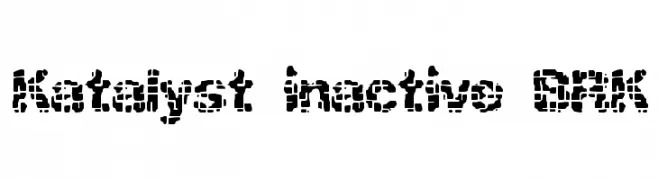 Katalyst inactive BRK  Descarca Fonturi Gratis