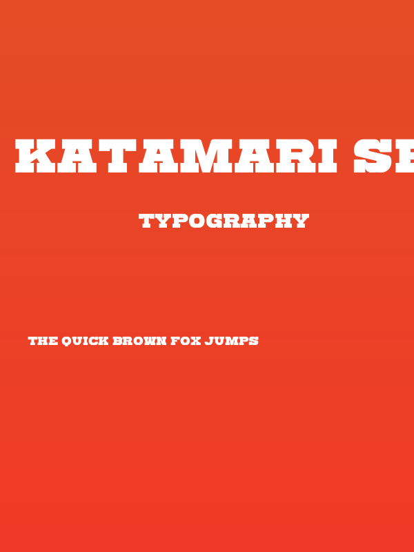 Katamari Serif Poster