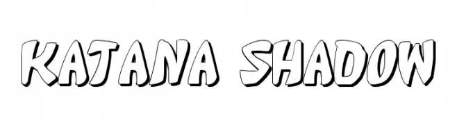 Katana Shadow  नि: शुल्क फ़ॉन्ट्स डाउनलोड