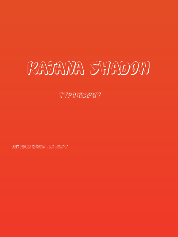 Katana Shadow Poster