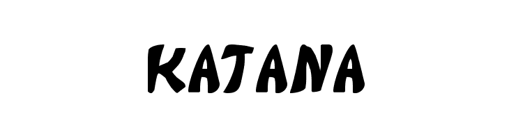 Katana  नि: शुल्क फ़ॉन्ट्स डाउनलोड