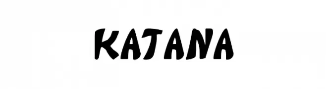 Katana  les polices de caractères gratuit tlcharger