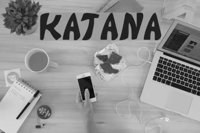 Katana Font examples