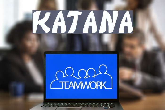 Katana Font examples
