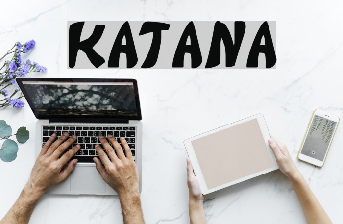 Katana Font examples