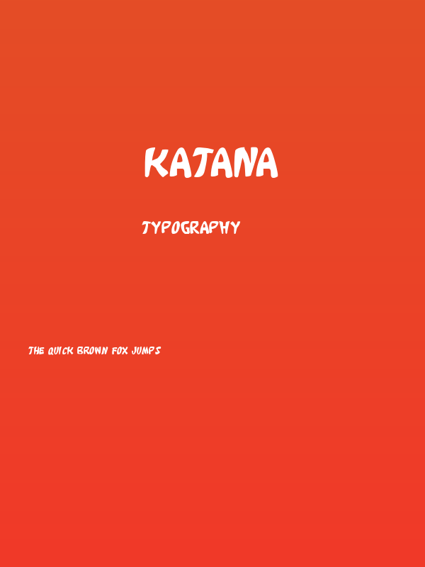 Katana Poster