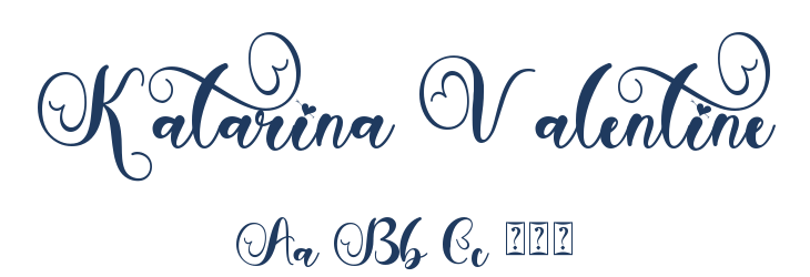 Katarina Valentine Font Preview