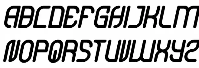 Katarzyna Bold Italic 字体 大写