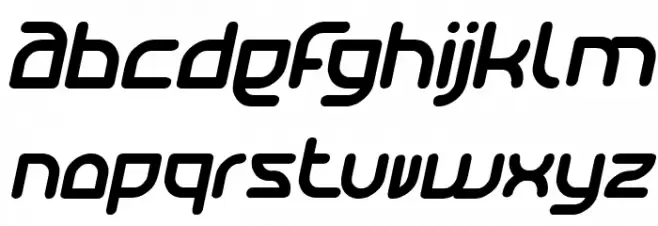 Katarzyna Bold Italic Schriftart Kleinbuchstaben