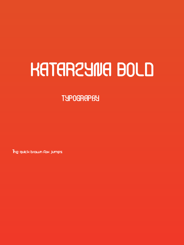 Katarzyna Bold Poster