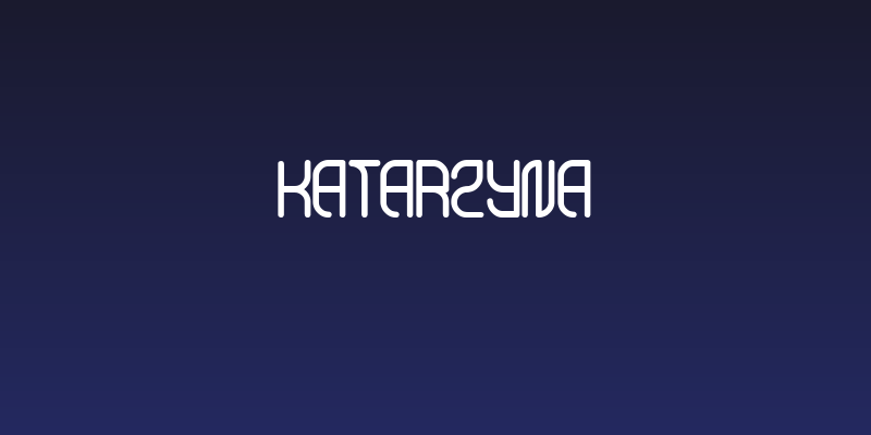 Katarzyna Social Header