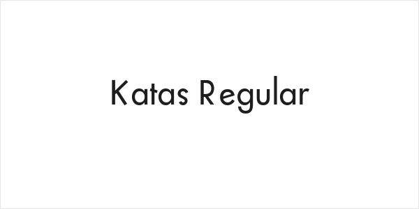 Katas Regular Logo