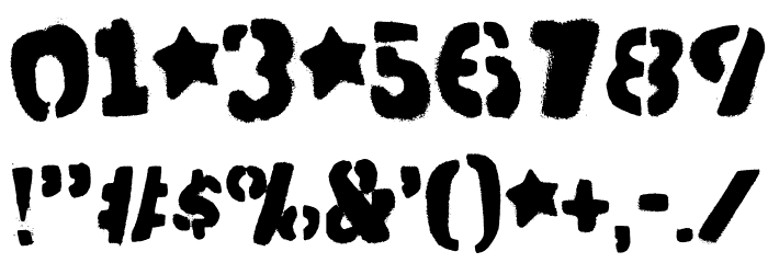Katastrofe DEMO Regular Font OTHER CHARS