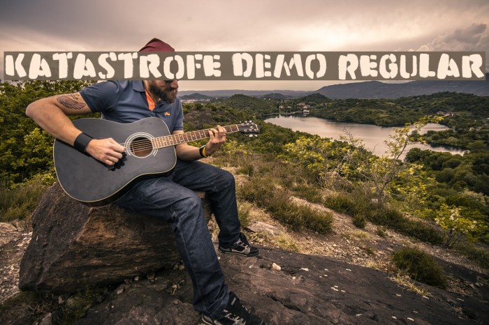 Katastrofe DEMO Regular Font examples
