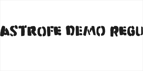 Katastrofe DEMO Regular Logo
