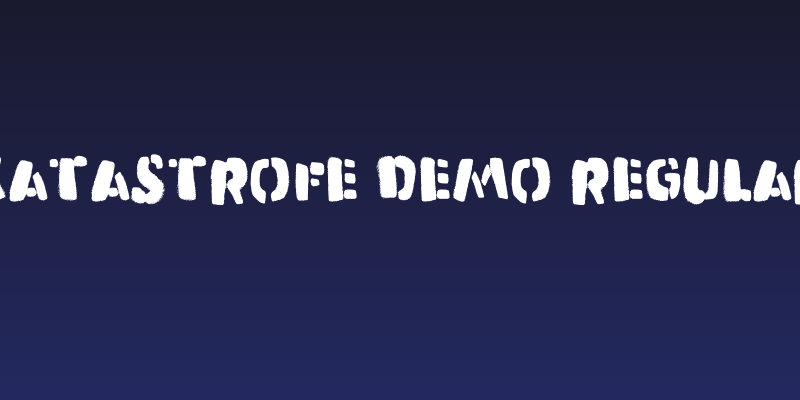 Katastrofe DEMO Regular Social Header