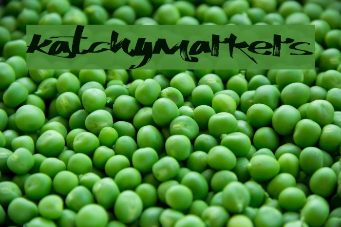 KatchyMarkers Font examples