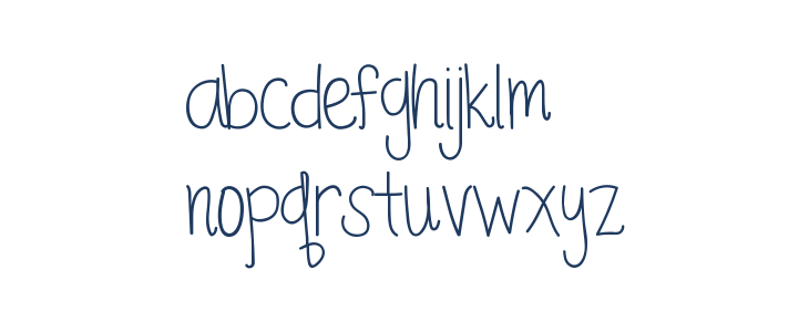 Kate Raymond Demo Monoline Lowercase