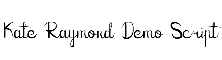 Kate Raymond Demo Script  Fuentes Gratis Descargar
