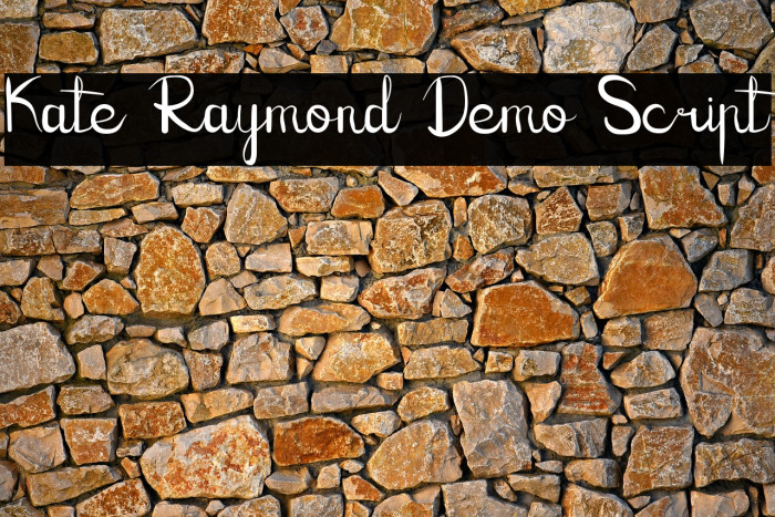 Kate Raymond Demo Script Example 3