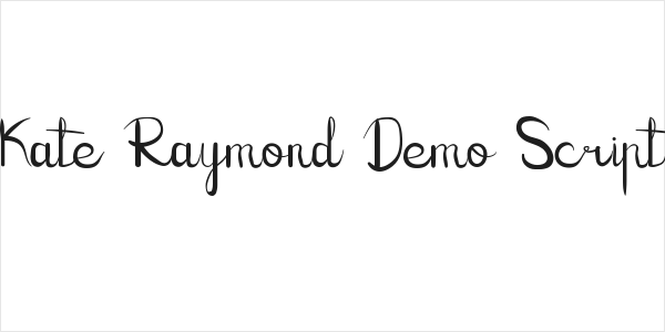 Kate Raymond Demo Script Logo