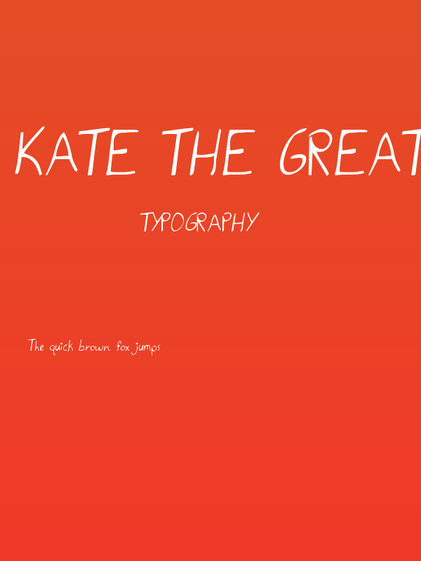 Kate the Great Poster