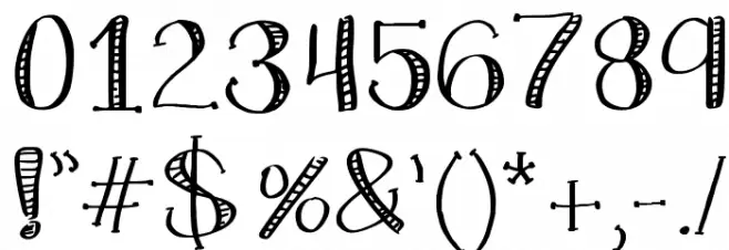 KateCelebration Font OTHER CHARS