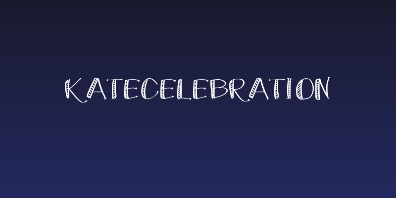 KateCelebration Social Header