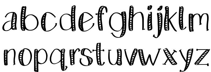 KateCelebration Font LOWERCASE