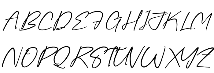 Katedryllon Font UPPERCASE