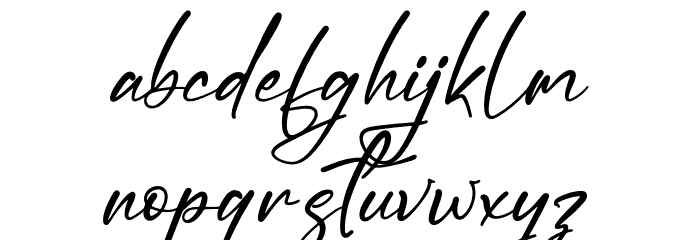 Katedryllon Font LOWERCASE