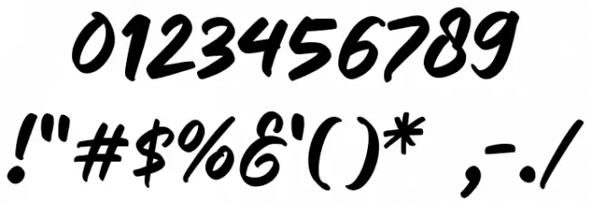 Katenila Font OTHER CHARS