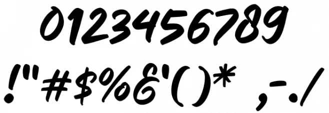 Katenila Font OTHER CHARS