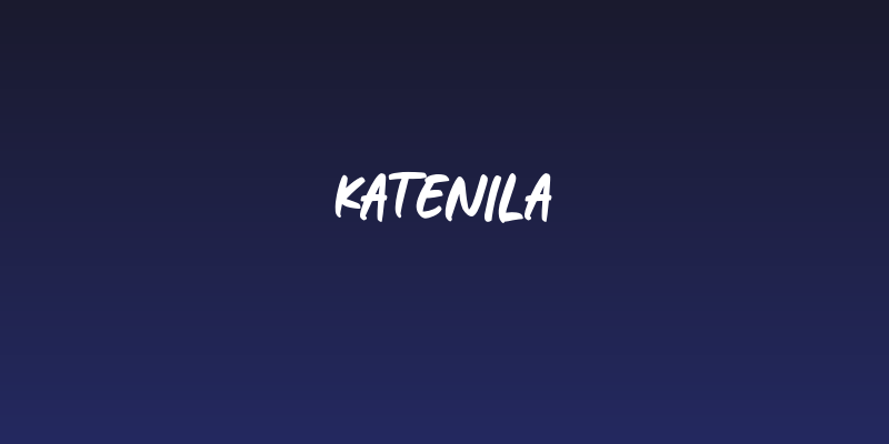 Katenila Social Header