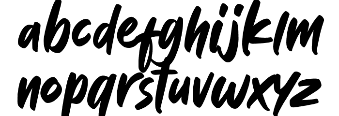 Katenila Font LOWERCASE