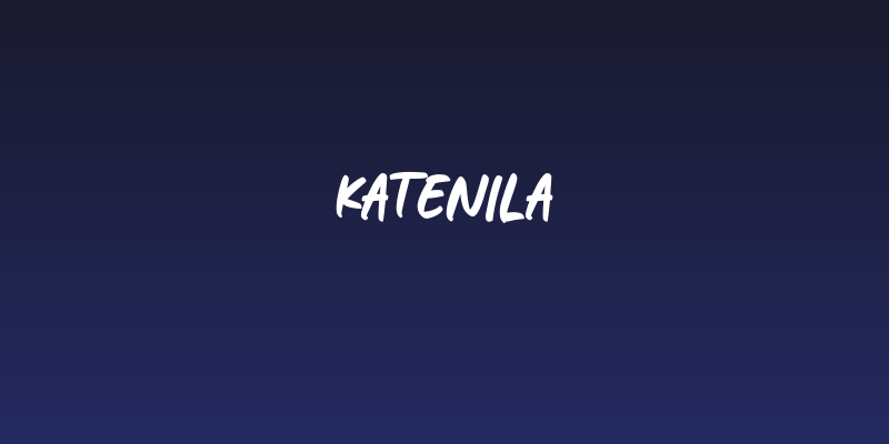 Katenila Social Header