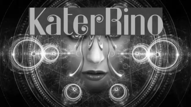 KaterRino Font examples