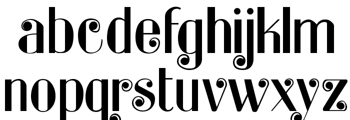 KaterRino Font LOWERCASE