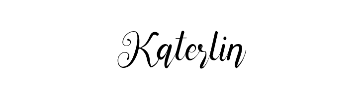 Katerlin  Frei Schriftart Herunterladen