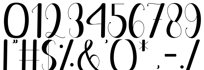 Kathaline Font OTHER CHARS