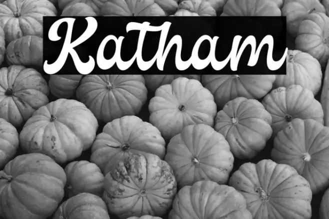Katham Font examples