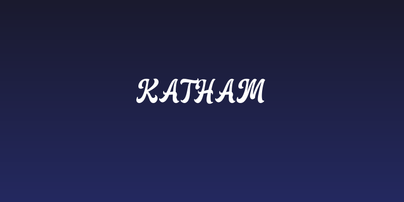 Katham Social Header