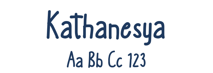 Kathanesya Font Preview