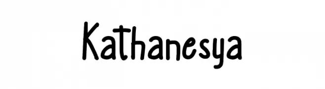 Kathanesya  les polices de caract&egrave;res gratuit t�l�charger