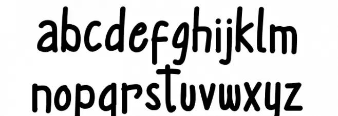 Kathanesya フォント 小文字