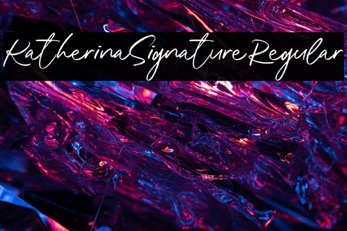 Katherina Signature Regular Example 2